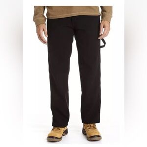 STANLEY Workwear Mens Fleece Lined Work cargo Pants chocolate brown size 38x32